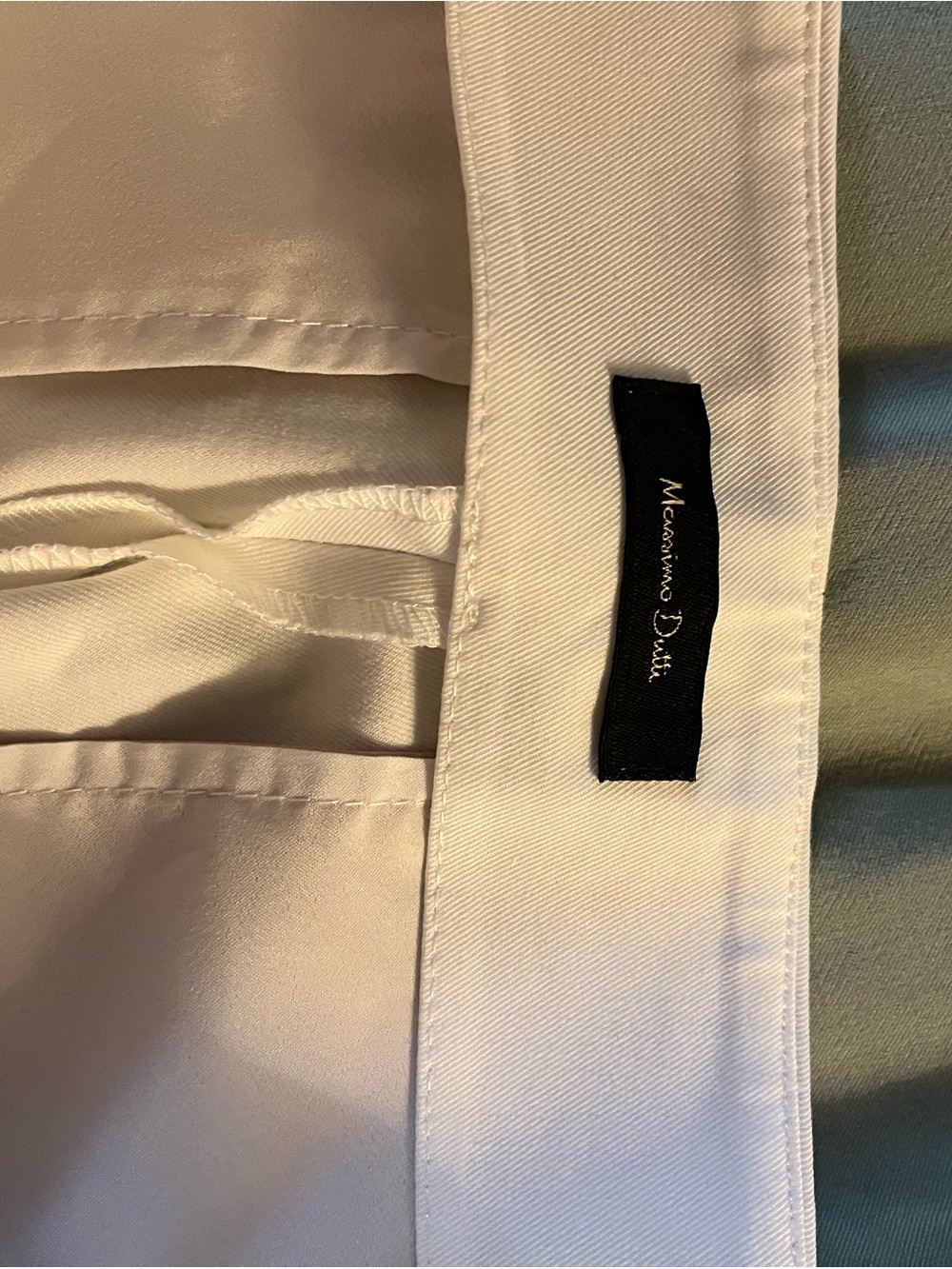 Massimo Dutti White pants - Classic style, size 40